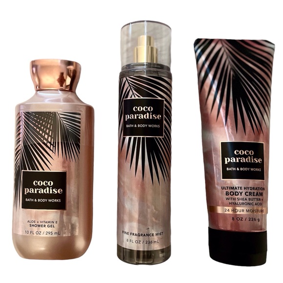 Bath & Body Works Other - Bath and Body Works Coco Paradise 3 Piece Set
